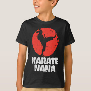 Karate Nana Ponytail Kick Japanese Martial Arts Gr T-Shirt