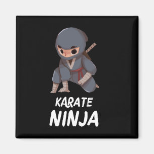 Karate Ninja Boy Funny Martial Arts Sports  Magnet