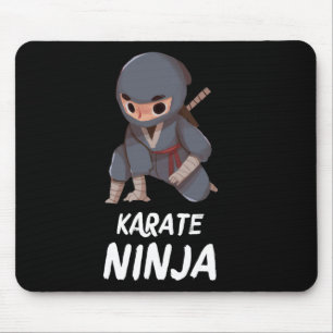 Karate Ninja Boy Funny Martial Arts Sports  Mouse Mat