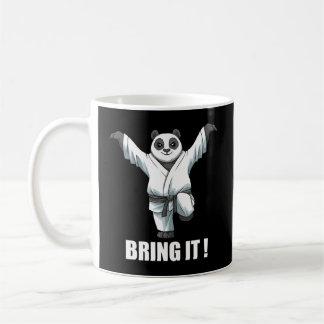 Karate Panda Crane Kick Karate Japanese Mial Coffee Mug
