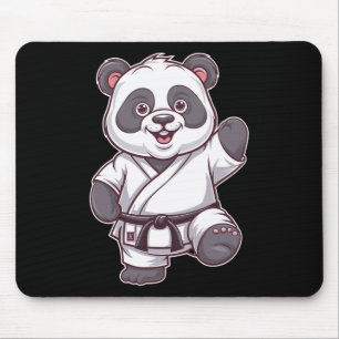 Karate Panda Martial Arts Panda For A Panda Fans Mouse Mat