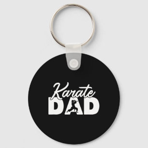 Karate Papa - Funny Karate Dad Gift Key Ring