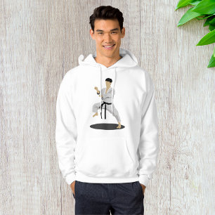 Karate Pose Mens Hoodie