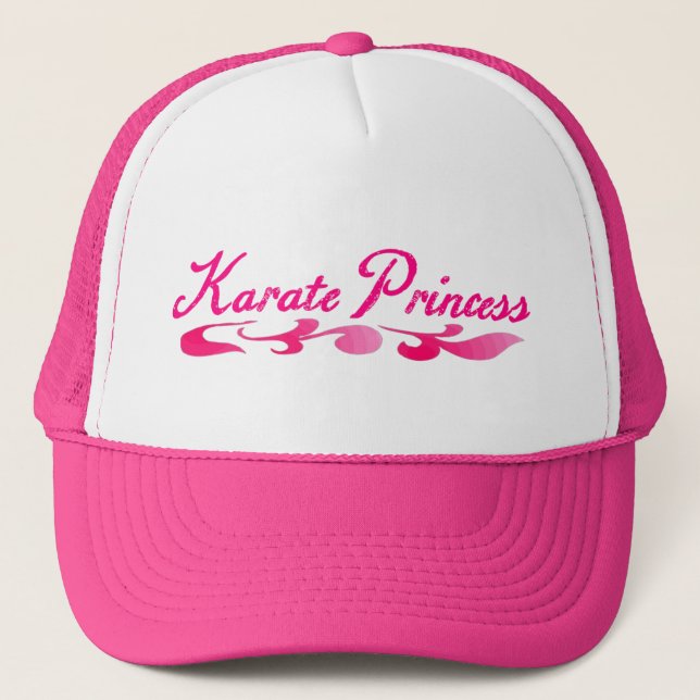 Karate Princess Swirl Hat Girls Gift (Front)
