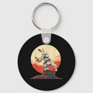 Karate Rabbit Motif Taekwondo Jiu-Jitsu MMA Cute Key Ring
