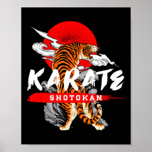 Karate Retro Shotokan Vintage Design For Fan Of Ka Poster