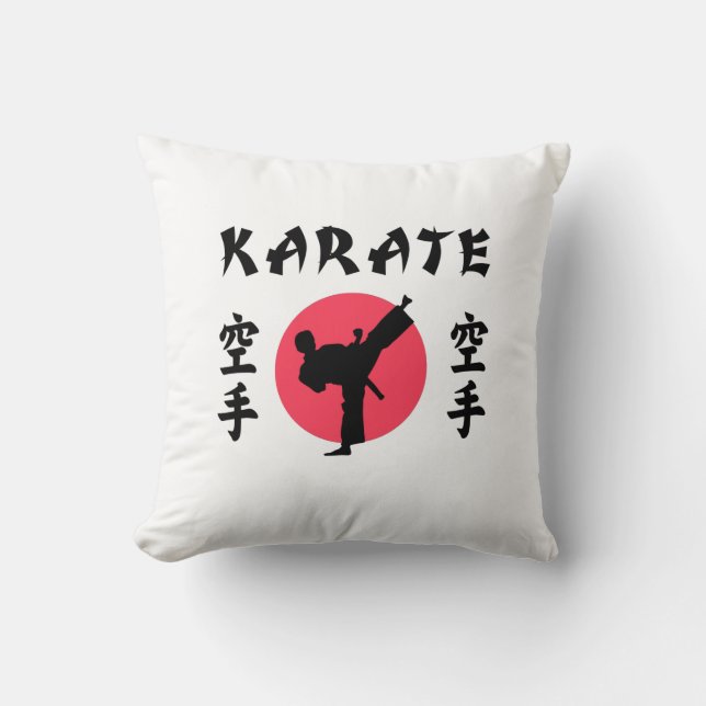 Karate Rising Sun  Cushion (Front)