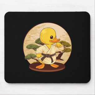 Karate Rubber Duck Motif Taekwondo Jiu-jitsu Mma K Mouse Mat