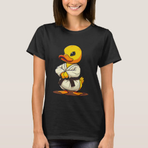 Karate Rubber Duck Motif Taekwondo Jiu-Jitsu MMA K T-Shirt