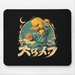Karate Rubber Duck Motif Taekwondo Jiu-Jitsu MMA Mouse Mat