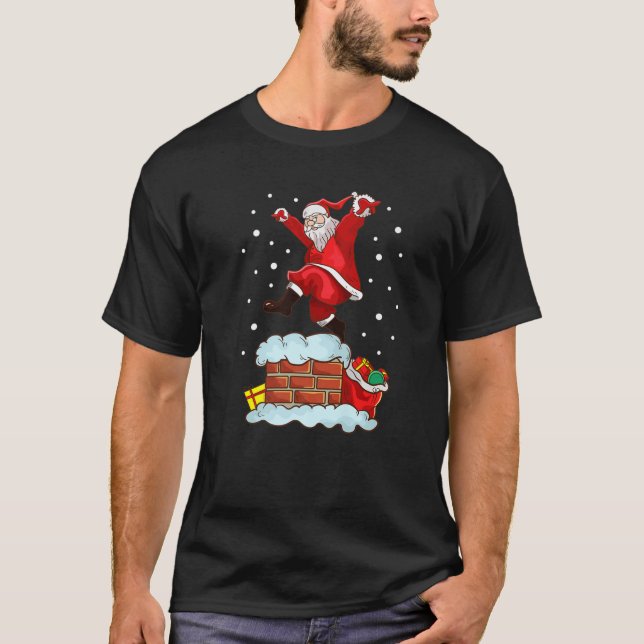Karate Santa Claus Christmas Kung Fu Taekwondo MMA T-Shirt (Front)