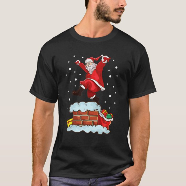 Karate Santa Claus Christmas Kung Fu Taekwondo MMA T-Shirt (Front)