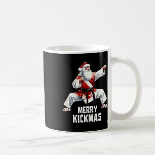 Karate Santa Claus Christmas Merry Kickmas Martial Coffee Mug