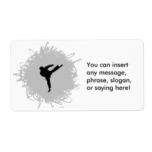 Karate Scribble Style