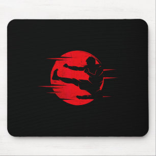 Karate Shadow Judo Martial Arts Japan Kung Fu Taek Mouse Mat