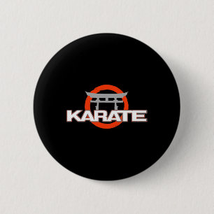Karate Shinto Shrine Zen 6 Cm Round Badge