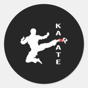 Karate Shirt  Classic Round Sticker