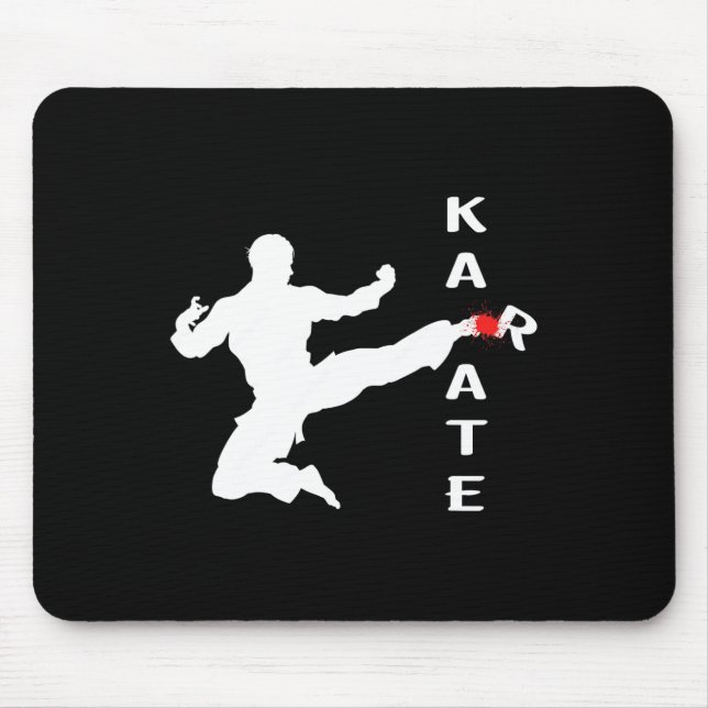 Karate Shirt  Mouse Mat (Front)