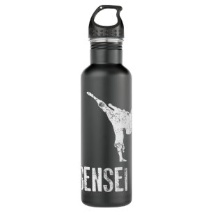 Karate Shirt, Sensei Cool Martial Arts Gift 710 Ml Water Bottle