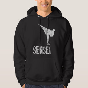 Karate Shirt, Sensei Cool Martial Arts Gift  Hoodie