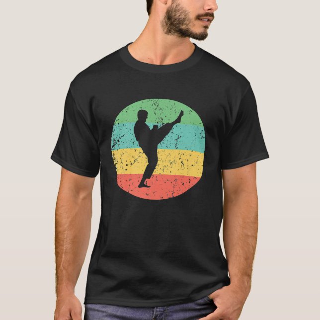Karate Shirt - Vintage Retro Martial Arts T-Shirt_ (Front)