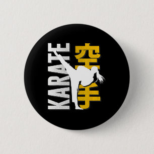 Karate Shirts Martial Arts - Girls  6 Cm Round Badge