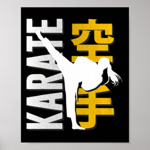 Karate Shirts Martial Arts - Girls Poster