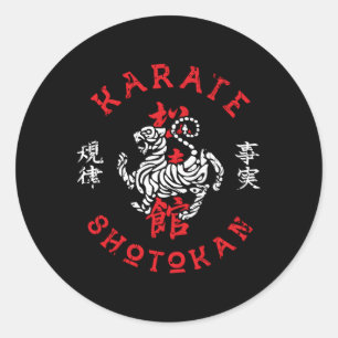 Karate Shotokan For Fan Of Karate Classic Round Sticker