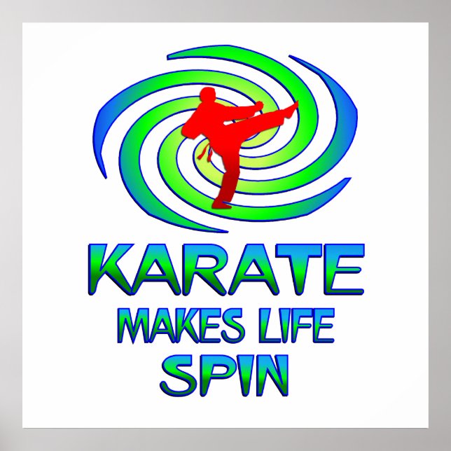 Karate Spins Poster (Front)