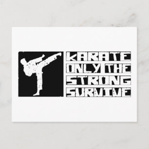 Karate Survive Postcard