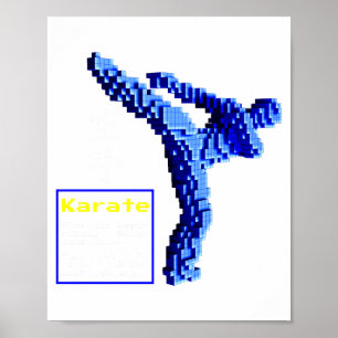 Karate T Shirt_1 Poster
