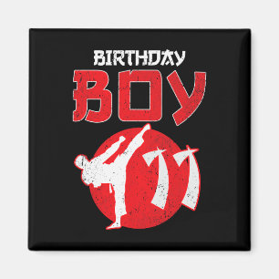 Karate Taekwondo 11 Years Old Birthday Martial Art Magnet