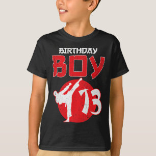 Karate Taekwondo 13 Years Old Birthday Martial Art T-Shirt