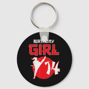 Karate Taekwondo 14 Years Old Birthday Martial Key Ring