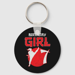 Karate Taekwondo 7 Years Old Birthday Martial Arts Key Ring