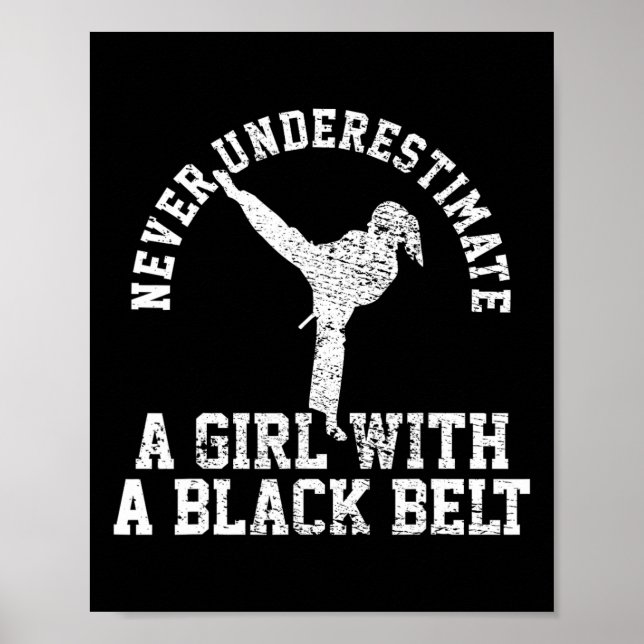 Karate Taekwondo Blackbelt  Poster (Front)