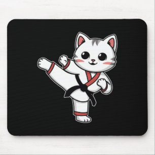 Karate Taekwondo Funny Cat Jiu Jitsu Women Girls M Mouse Mat