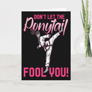 Karate Taekwondo Girls Gift Card