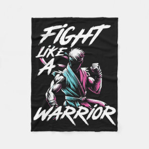 Karate Taekwondo Judo Motivation Jiu Jitsu Grappli Fleece Blanket