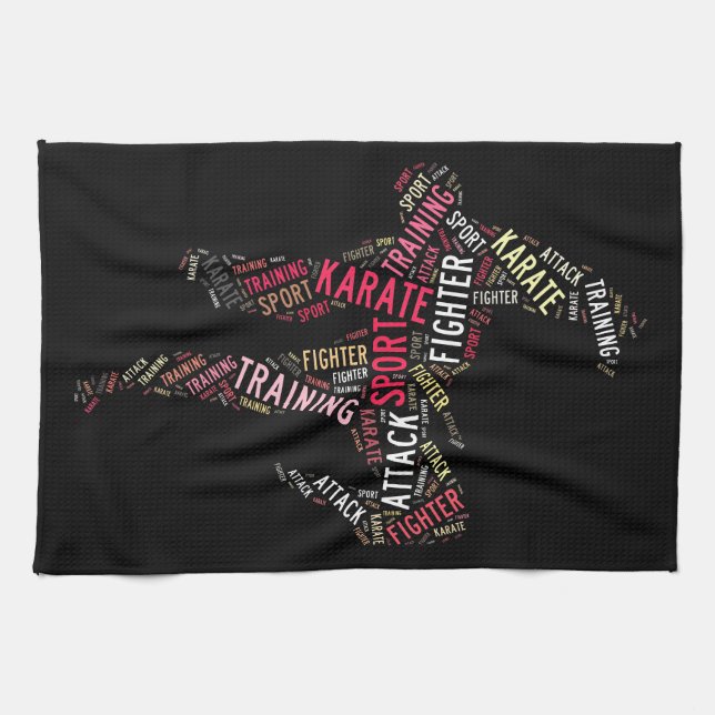 Karate Tea Towel (Horizontal)