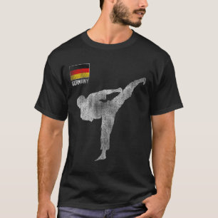 Karate Team Martial Arts Mma Kick Germany German V T-Shirt