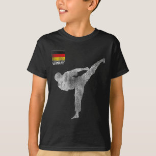 Karate Team Martial Arts Mma Kick Germany German V T-Shirt