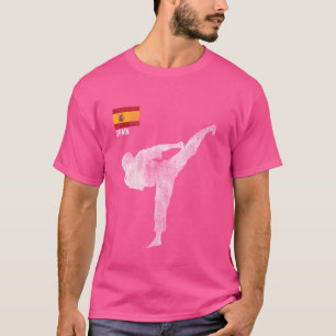 karate team martial arts MMA kick Spain Spanish vi T-Shirt