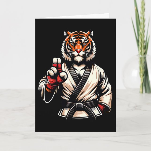 Karate Tiger Fierce Discipline Champion 1  Card (Front)