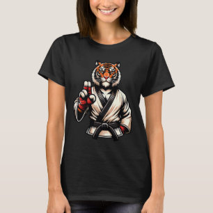 Karate Tiger Fierce Discipline Champion 1 T-Shirt