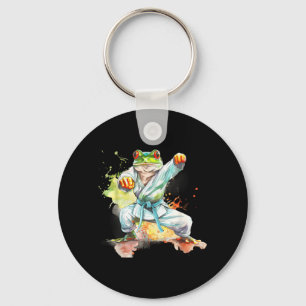 Karate Toad Jiu-Jitsu Judo Mma Taekwondo Frog Key Ring