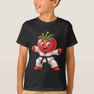 Karate Tomato Judogi Power Funny Martial Arts Desi T-Shirt