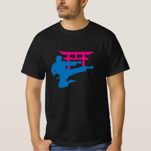 Karate Torii Neon Fighter T-Shirt