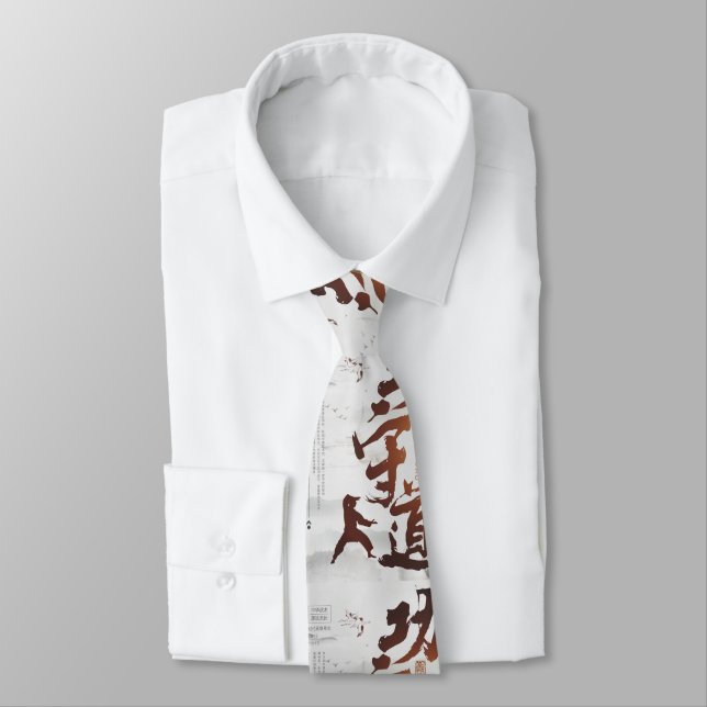 Karate Tournament Poster Tie (Tied)