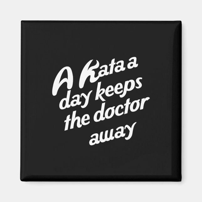 Karate . Traditional Shotokan Karate Dojo  Magnet (Front)